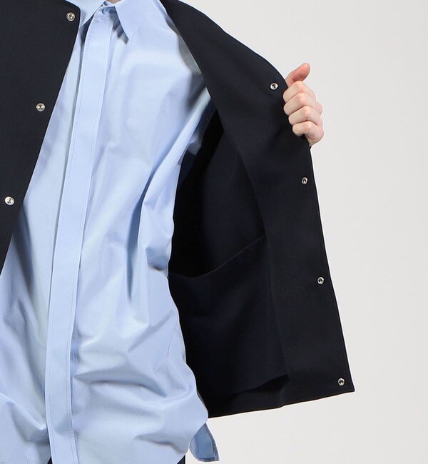 THE RERACS 22ss collarless jacket 低価格で大人気の www