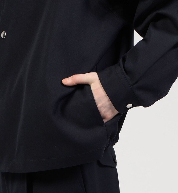 THE RERACS 22ss collarless jacket 低価格で大人気の www