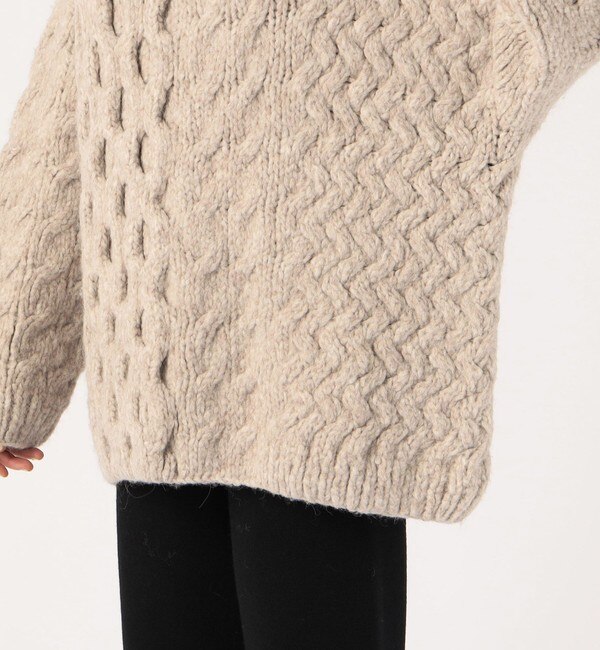 LAUREN MANOOGIAN ANDKNIT ARAN プルオーバーニット