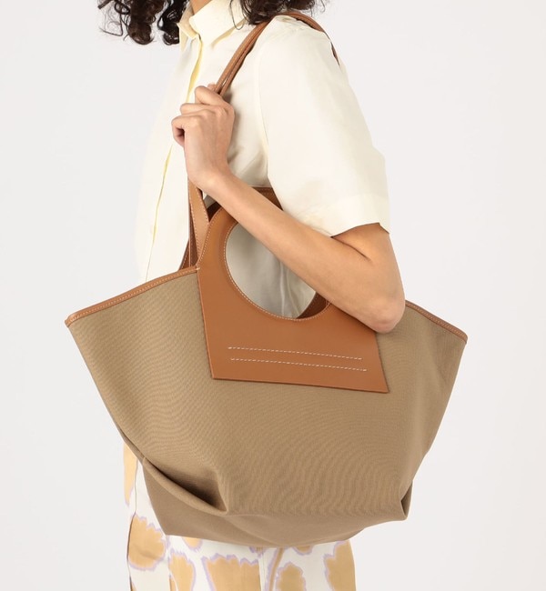 【SITAPARANTICA】Cambus×Leather totebag