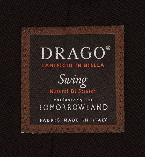 Super130'sウール シングルブレステッド2Bジャケット Drago Swing