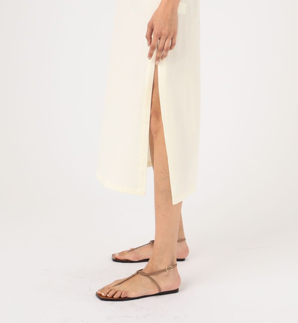 Lido linen ミディアムスカート|TOMORROWLAND(トゥモローランド)の通販