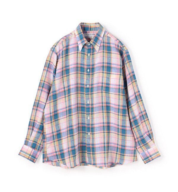 別注】INDIVIDUALIZED SHIRTS リネン ボタンダウンシャツ|TOMORROWLAND