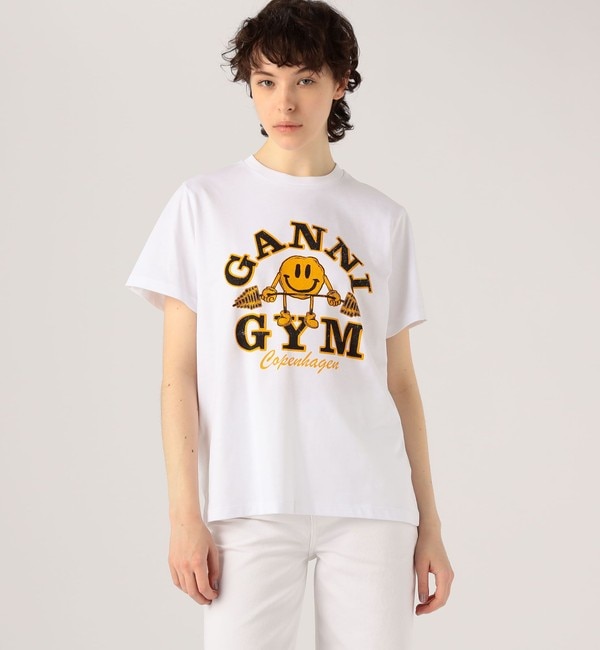 GANNI プリント Tシャツ|TOMORROWLAND(トゥモローランド)の通販 ...