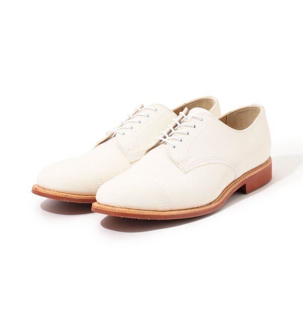 Southwick別注】SANDERS: White Nubuck Officer Shoe|SHIPS(シップス