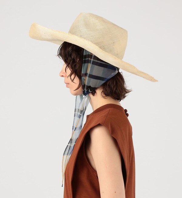 KIJIMA TAKAYUKI RAMIE HAT W|TOMORROWLAND(トゥモローランド)の通販