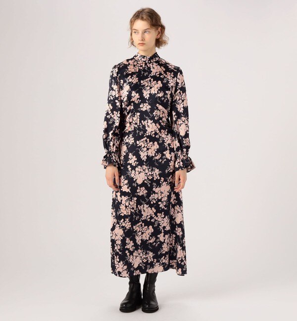 NO.6 WAYNE DRESS シルク フラワープリントドレス|TOMORROWLAND
