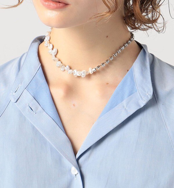 Le Chic Radical Crystal Pearl Collar ネックレス|TOMORROWLAND 