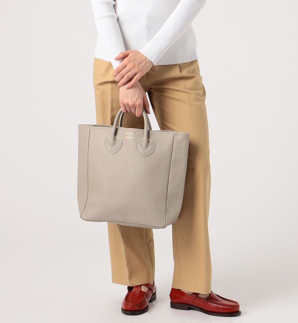 YOUNG&OLSEN EMBOSSED LEATHER TOTE BAG|TOMORROWLAND