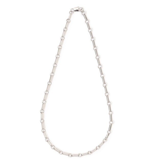 LAURA LOMBARDI Bar Chain Platinum シルバーチェーンネックレス