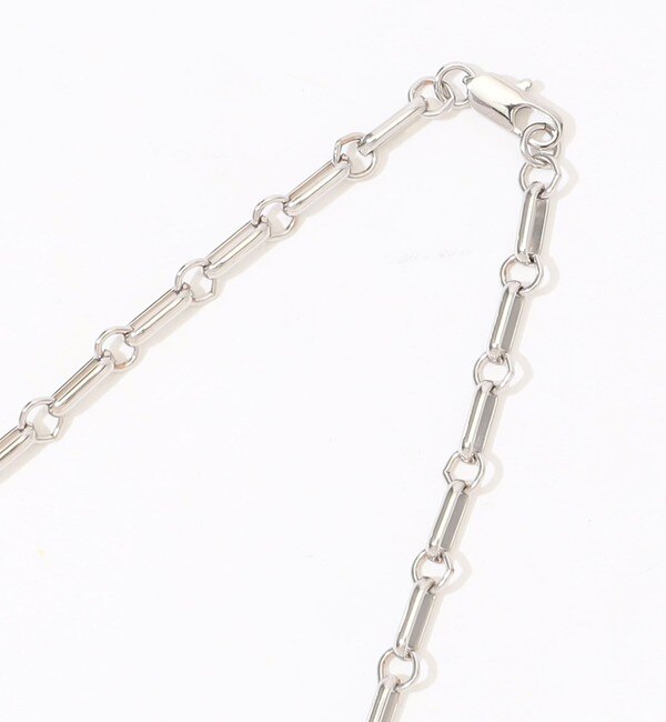 LAURA LOMBARDI Bar Chain Platinum シルバーチェーンネックレス