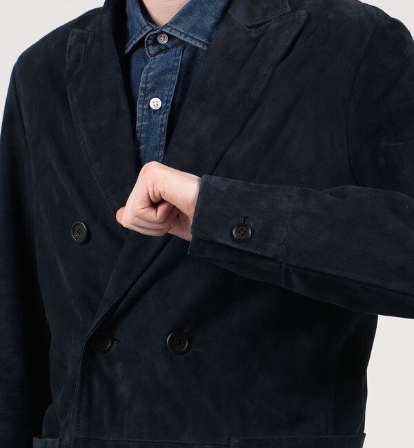 エンメティ トゥモローランド 別注 ゴートスエード ダブルブレステッドジャケット購入価格は148500円でした