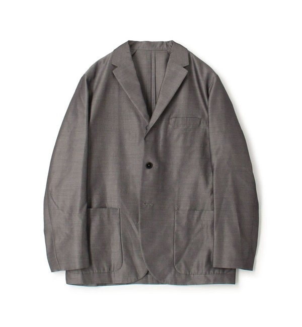 人気メンズファッション|【トゥモローランド/TOMORROWLAND】 ウールシルク シングルブレステッド3Bジャケット