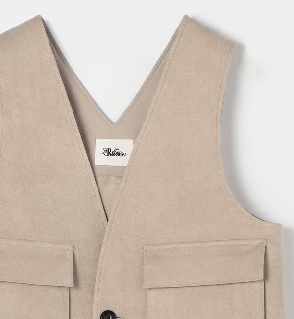 Edition×THE RERACS Collaboration Label V NECK POCKET VEST