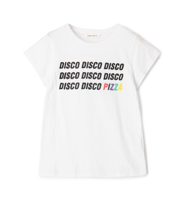 人気メンズファッション|【トゥモローランド/TOMORROWLAND】 ETRE CECIL DISCO PIZZA CAP SLEEVE Tシャツ