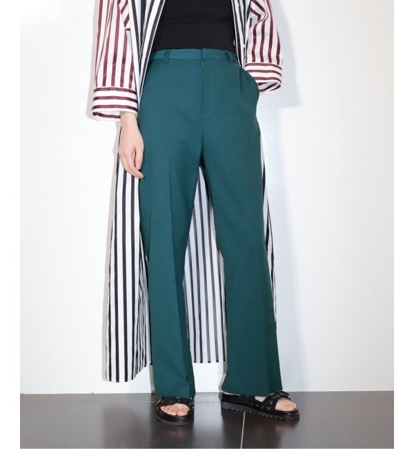 68%OFF!】 CITYSHOP DRY OX BACK SLIT パンツ 38 グリーン