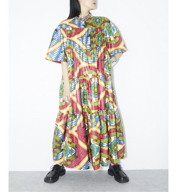 AFRICAN WAX PRINT DRESS：ワンピース|CITYSHOP(シティショップ)の通販