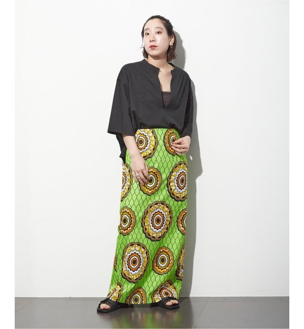 AFRICAN WAX PRINT スカート|CITYSHOP(シティショップ)の通販｜アイルミネ