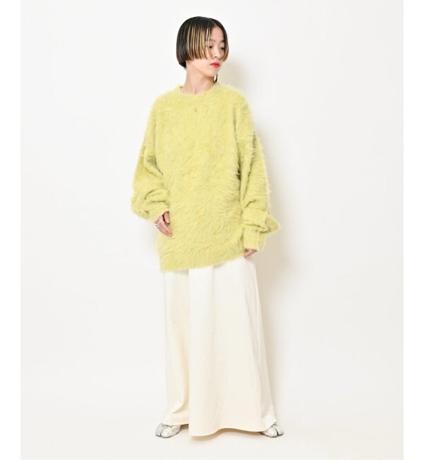 BRUSHING KNIT PULLOVER：ニット