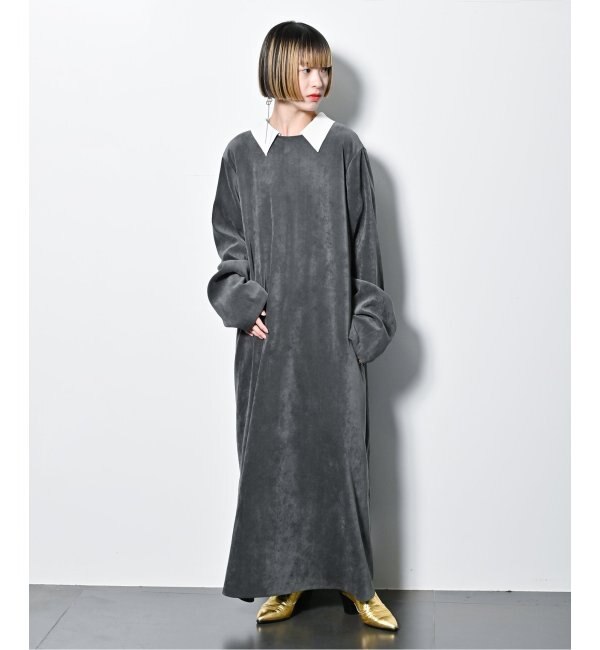 追加》VELVETEEN KAFTAN DRESS：ワンピース|CITYSHOP(シティショップ