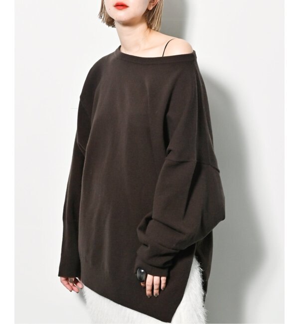 CITYSHOP OFF-SHOULDER STRETCH SWEATERニット - ニット/セーター