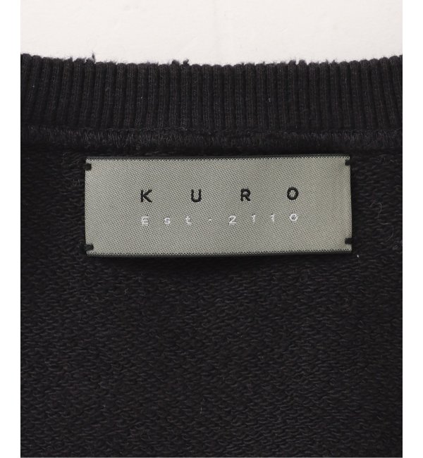 【KURO/クロ】別注 P/S CREW NECK スウェット