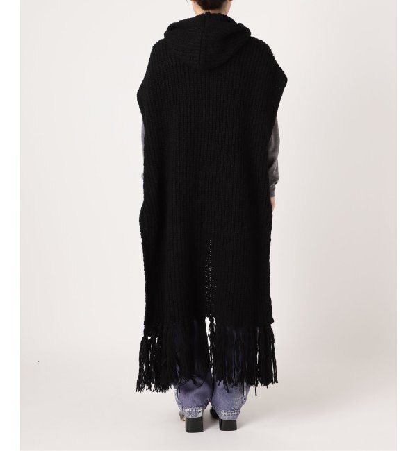 予約》SOFT STONE FRINGE ジレ：ニット|CITYSHOP(シティショップ)の