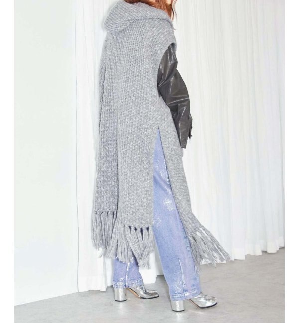 SOFT STONE FRINGE ジレ：ニット|CITYSHOP(シティショップ)の通販