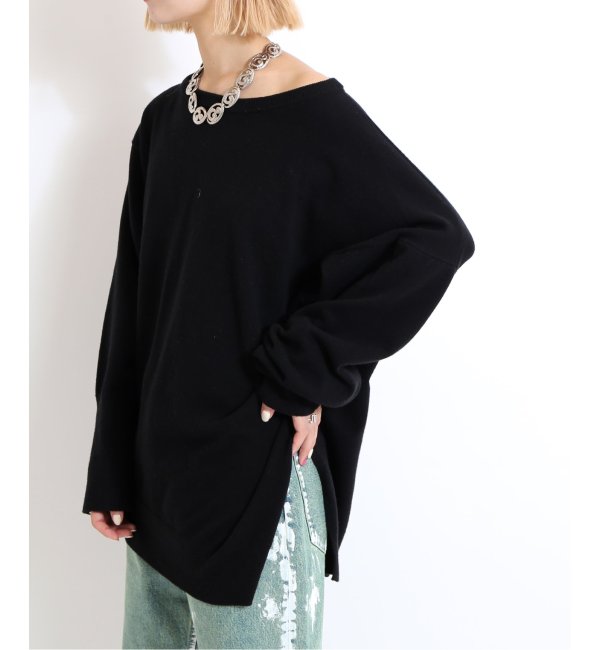 追加予約》OFF-SHOULDER STRETCH SWEATER 2：ニット|CITYSHOP(シティ