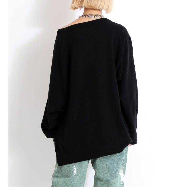 追加予約》OFF-SHOULDER STRETCH SWEATER 2：ニット|CITYSHOP(シティ