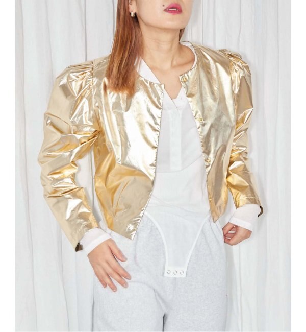 2WAY METALLIC TOPS：ブラウス|CITYSHOP(シティショップ)の通販