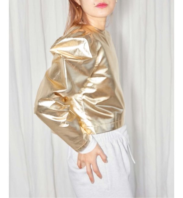 2WAY METALLIC TOPS：ブラウス|CITYSHOP(シティショップ)の通販