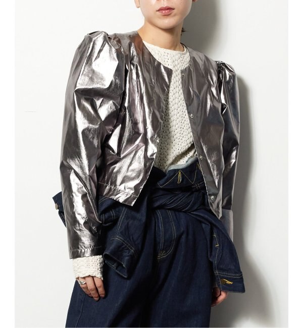 2WAY METALLIC TOPS：ブラウス|CITYSHOP(シティショップ)の通販