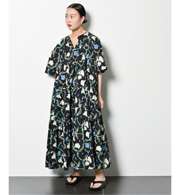 PRINT MAXI DRESS：ワンピース|CITYSHOP(シティショップ)の通販｜アイルミネ