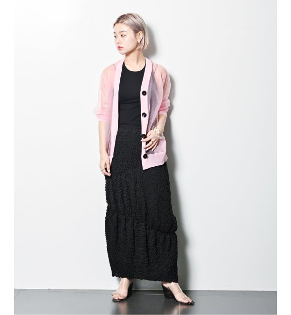 TOGA PULLA SHEER KNIT CARDIGAN TP242-X0205：カーディガン