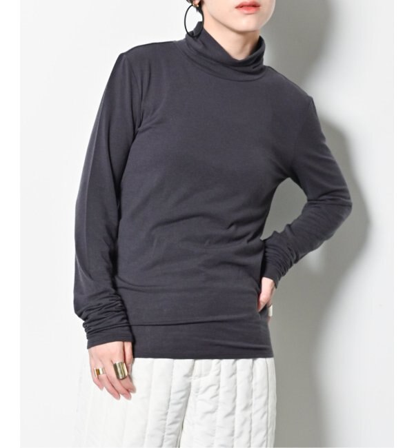 SHIRRING JERSEY H/N：カットソー|CITYSHOP(シティショップ)の通販｜アイルミネ