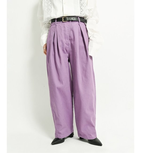 SEEALL / シーオール】YAK TERRY SWEAT BUGGY PANTS（スウェット