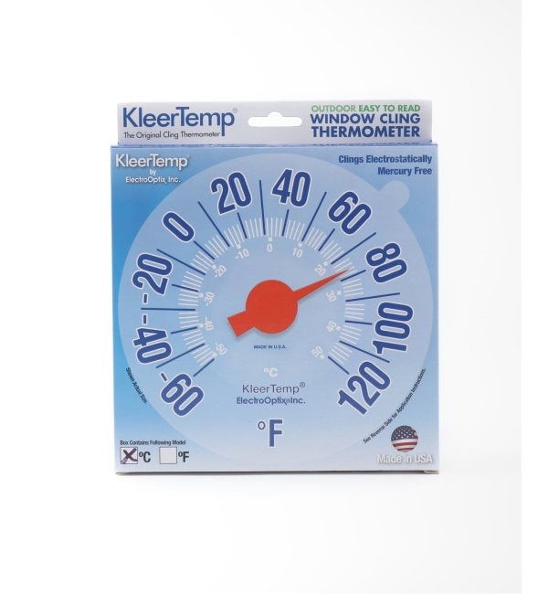 ＜アイルミネ＞【ジャーナル スタンダード ファニチャー/journal standard Furniture】 【Electro-Optix 】 ウィンドウ サーモメーター 温度計 KleerTemp Thermometer KT-7C画像