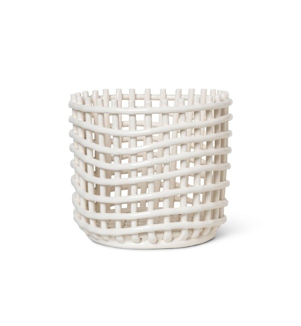 ferm LIVING/ファームリビング】CERAMIC BASKET L セラミック