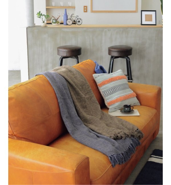 ＜アイルミネ＞【ジャーナル スタンダード ファニチャー/journal standard Furniture】 【Ne WORKS/エヌ・イーワークス】Joshua Blanket ジョシュア ブランケット画像