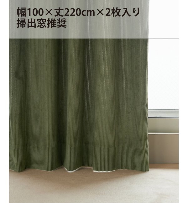 予約》CURTAIN STANTON 100x220 2枚セット|journal standard Furniture