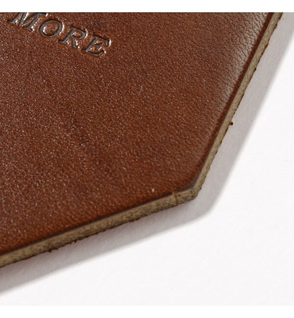 LEATHER COASTER CML レザーコースター キャメル|journal standard