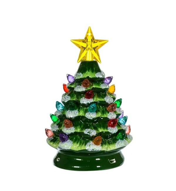 ＜アイルミネ＞【ジャーナル スタンダード ファニチャー/journal standard Furniture】 CERAMIC LED CHRISTMAS TREE S セラミック クリスマスツリー S画像