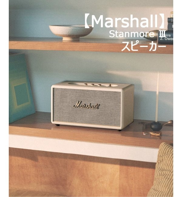 【ジャーナル　スタンダード　ファニチャー/journal standard Furniture】 ★【Marshall/マーシャル】Stanmore 3 Bluetooth Cream スピーカー
