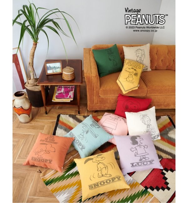 【PEANUTS×JOURNAL STANDARD FURNITURE】CUSHION CURES クッション 45角