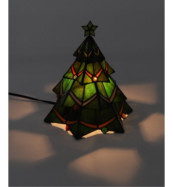 STAINED GLASS LAMP TREE ステンドグラス ランプ クリスマスツリー