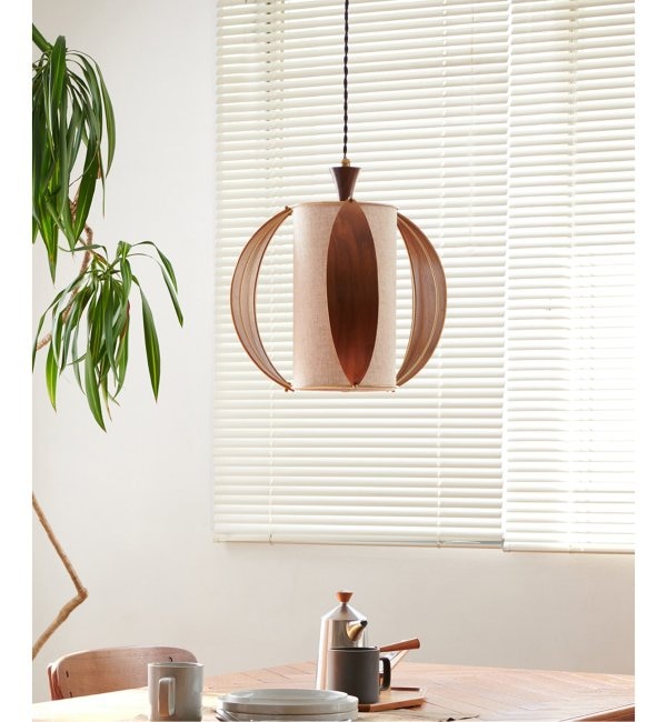 【ジャーナル　スタンダード　ファニチャー/journal standard Furniture】 WOODEN LEAF PENDANT LAMP ウッデン リーフ ペンダント ランプ