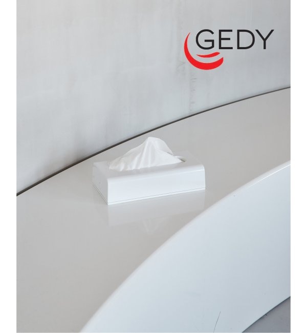 【ジャーナル　スタンダード　ファニチャー/journal standard Furniture】 【GEDY/ゲティ】 TISSUE BOX WHITE ティッシュケース
