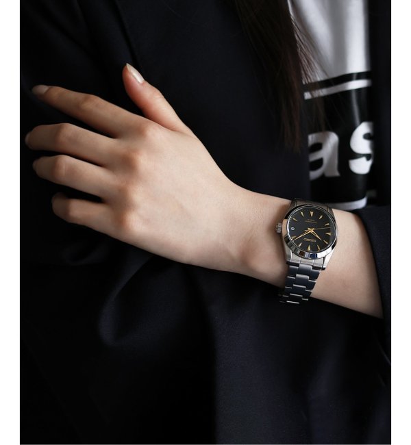 ✩︎ IENA × HIROB Exclusive Watch ブラック✩︎文字盤の色ゴールド系