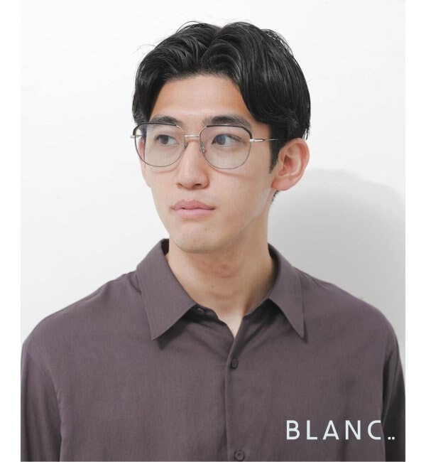 メンズファッションの一押し|【ヒロブ/HIROB】 【BLANC../ブラン】別注 BB0024-PC SILVER - BLACK ex Sunglasses